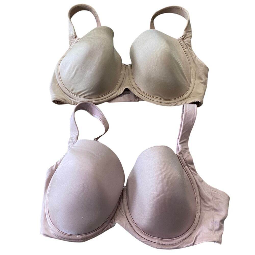 (2) Soma Stunning support Smooth Full Coverage Bras Size 34 DD